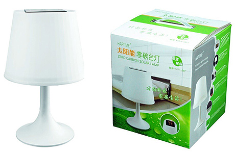 Zero Carbon Solar Powered Desktop Lamp Cum Power Bank