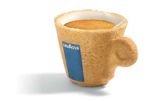 Cookie coffee cup